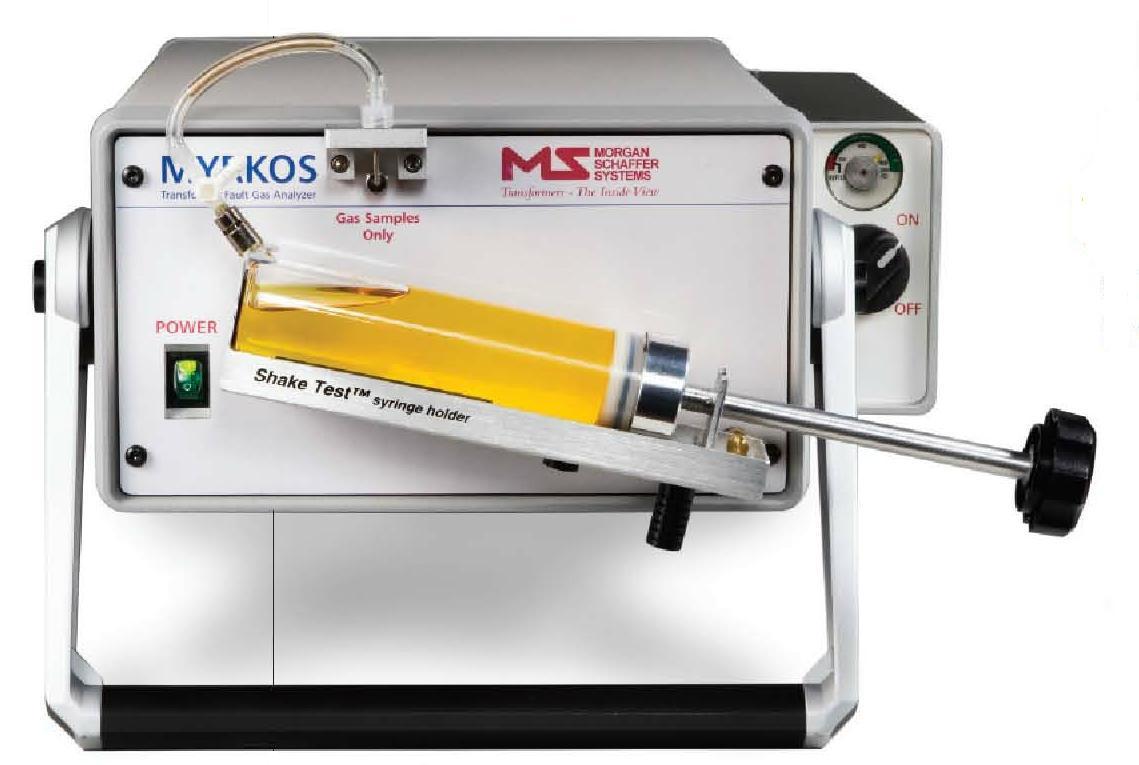 Portable transformer fault gas analyzer
